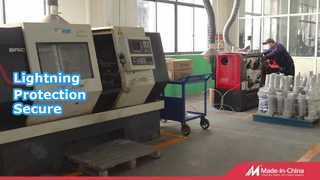 Vea la demostración del supresor de sobretensiones YH10W-36 para protección contra rayos de subestaciones