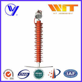 Línea protección de transmisión del polímero de los pararrayos de la oleada con Gap externo 42KV - 75KV