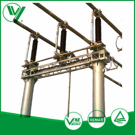 Buen precio Tres montados al aire libre - interruptor de alto voltaje de la desconexión de los polos con el embase de acero 126KV en línea