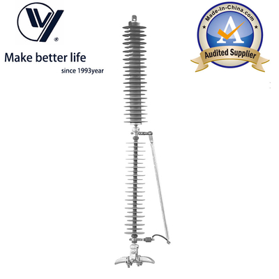 Buen precio 110kV Polymer Housed Surge Arrester with Leave Device for Substation en línea